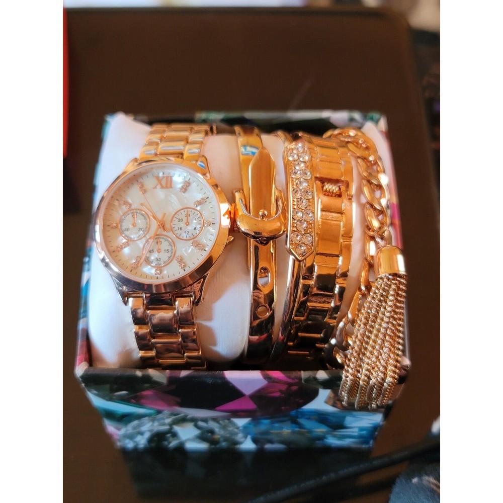 COTE D' AZUR Ladies Watch And Accessories Set